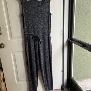 Gray Sleeveless Jumpsuit Size M